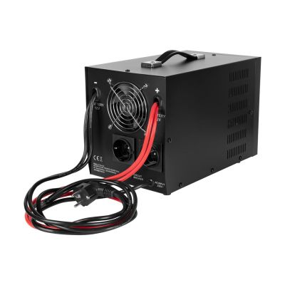 7. REBEL ZASILACZ AWARYJNY Z CZYSTYM PRZEBIEGIEM SINUSOIDALNYM I FUNKCJĄ ŁADOWANIA 12V 230V 1500VA/1050W LFP4 RB-4029