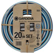 Gardena 18931-20 wąż ogrodowy 20 m Nad ziemią Plastik, Termoplastyczny elastomer Czarny, Niebieski, Szary