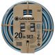 Gardena 18931-20 wąż ogrodowy 20 m Nad ziemią Plastik, Termoplastyczny elastomer Czarny, Niebieski, Szary