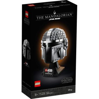 13. LEGO Star Wars TM 75328 Hełm Mandalorianina