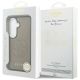 8. Etui Guess Perforated Logo MagSafe na Samsung Galaxy S26 - brązowe
