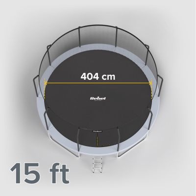 12. REBEL ACTIVE TRAMPOLINA PRO 15FT/457CM, SIATKA, DRABINKA RBA-8005