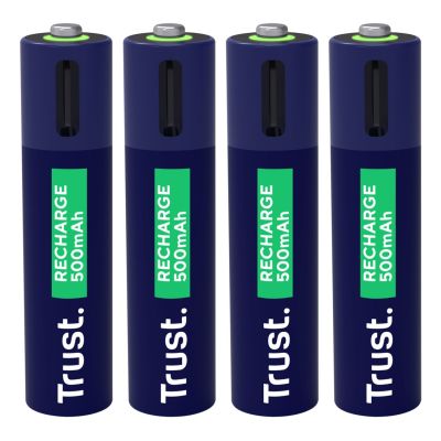 Baterie AAA Trust USB-C RECHARGEABLE BATTERIES 4P