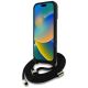 4. Etui Guess 4G Big Logo Cord Stap Crossbody do iPhone 16 czarny