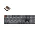 Keychron K5 Max klawiatura Uniwersalne USB + RF Wireless + Bluetooth Czarny, Szary