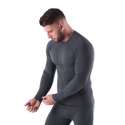 5. BTK0060 KOSZULKA TERMOAKTYWNA SZARA MĘSKA 2XL/3XL RAGNAR NILS