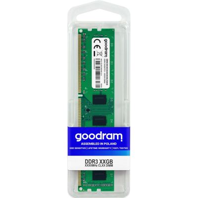 3. Pamięć GoodRam GR1600D3V64L11S/4G (DDR3 DIMM; 1 x 4 GB; 1600 MHz; CL11)