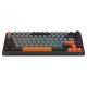 13. SAVIO KLAWIATURA MAGNETYCZNA ASTRAL BLACK OUTEMU WHITE JADE RGB 3 KOLORY KEYCAPÓW
