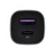 5. Ugreen ładowarka samochodowa USB Typ C / USB 24W Power Delivery Quick Charge szary (30780)