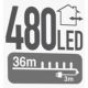 16. LAMPKI CHOINKOWE ŁAŃCUCH ŚWIETLNY 480 LED TIMER MULTIKOLOR