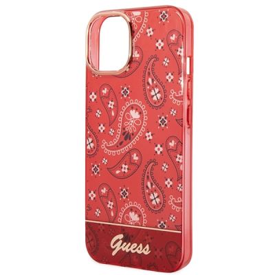 6. Guess GUHCP14SHGBNHR iPhone 14 6,1" czerwony/red hardcase Bandana Paisley