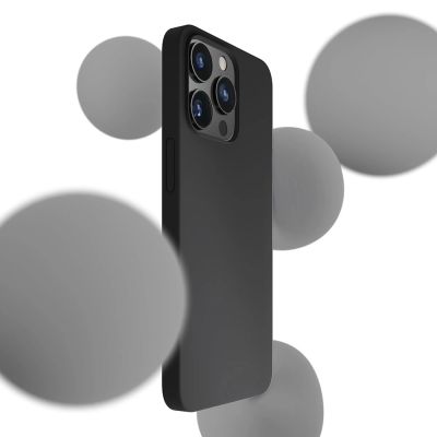 7. Etui 3mk Silicone Case na iPhone 15 Pro - czarne