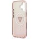 7. Etui Guess IML Gradient Triangle Logo MagSafe na iPhone 17 - różowe