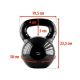 18. Kettlebell żeliwny Black HMS KNV16 