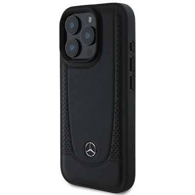 2. Etui Mercedes Leather Urban na iPhone 16 Pro Max - czarne