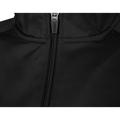 Bluza piłkarska Joma Combi Faraon przeznaczona dla mężczyzn, posiada ściagacze przy rękawach oraz u dołu bluzy, luźny krój, kołnierz ze stójką oraz zamek 1/2, kolor czarny