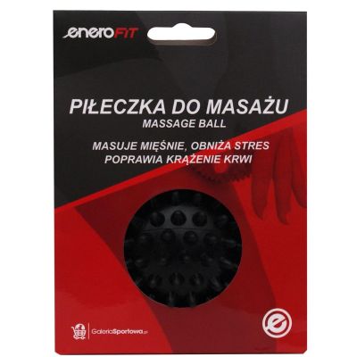 3. PIŁECZKA DO MASAŻU 7CM CZARNA HARD ENERO FIT