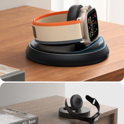 8. Ładowarka Joyroom JR-W12 indukcyjna składana do zegarków Apple Watch - czarna