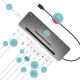 3. i-tec Metal C31FLATDOCKPDPRO stacja dokująca Przewodowa USB 3.2 Gen 1 (3.1 Gen 1) Type-C Szary