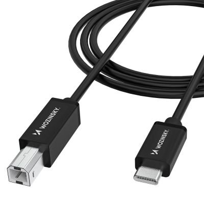 Kabel Wozinsky WKDDY1S USB-B - USB-C 1m - czarny