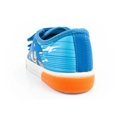 14. Leomil Sonic buty sportowe dziecięce tenisówki lekkie na rzep niebieskie czerwone