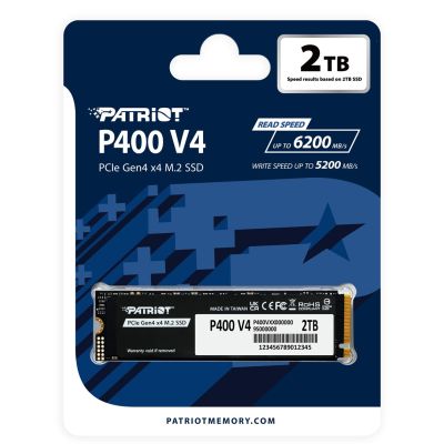 4. Patriot Memory P400 V4 2 TB M.2 PCI Express 4.0 NVMe