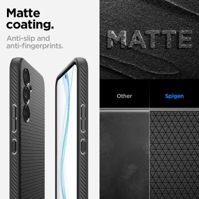 9. Etui Spigen Liquid Air na Samsung Galaxy A54 5G - czarny mat