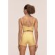 6. Legginsy treningowe damskie CASALL Ultra High Waist Hot Pant kolor żółty