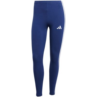 2. Legginsy damskie adidas Essentials 3-Stripes Cotton ciemnoniebieskie JE0067