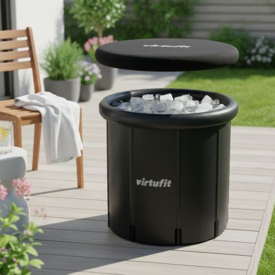 25. VIRTUFIT WANNA LODOWA XXL - 375 LITRÓW - ANTRACYT - Z AKCESORIAMI