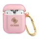 Etui Guess Glitter Collection na AirPods 1/2 - różowe