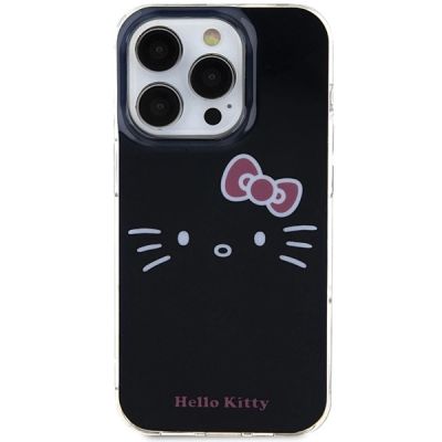 3. Etui Hello Kitty IML Kitty Face na iPhone 15 Pro - czarne