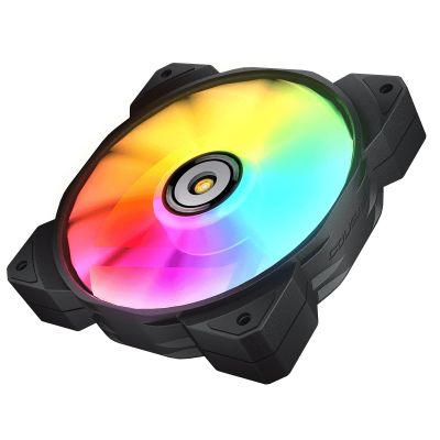 3. COUGAR CGR-CF-MHP12HB3-RGB Obudowa komputera Chłodnica powietrza 12 cm Czarny, Biały 3 szt.