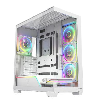 4. MODECOM OBUDOWA VOLCANO STELLAR PLUS ARGB MIDI 5F WHITE