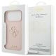 8. Etui Guess Silicone Big 4G Script na iPhone 17 Pro Max - różowe