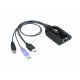ATEN KA7188-AX kabel KVM Czarny, Metaliczny, Fioletowy