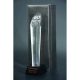 7. Trofeum szklane grawerowane z etui + wypełnienie farbą