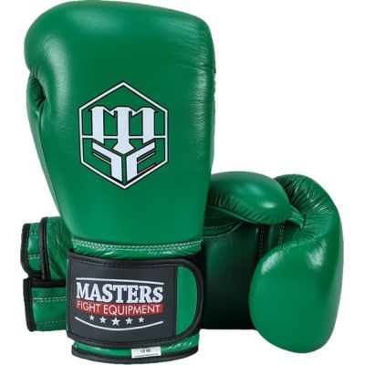 10. Rękawice bokserskie skórzane RBT-GREENSTRIKE 12 oz zielone