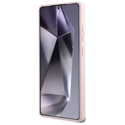 5. Etui Karl Lagerfeld Silicone Double Heads And Circle MagSafe Samsung Galaxy S25 Ultra różowy