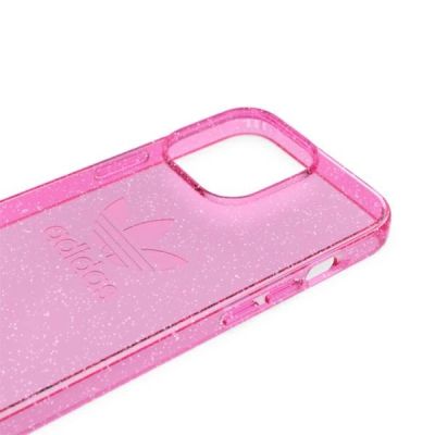 5. Etui Adidas OR Protective Clear Case Glitter na iPhone 13 Pro / iPhone 13 - różowe