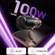 4. Ładowarka samochodowa CC03 2-porty PD100W - czarna