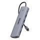 2. UNITEK D1113BGY01 huby i koncentratory 2 x USB 3.2 Gen 2 (3.1 Gen 2) Type-C 1000 Mbit/s Szary