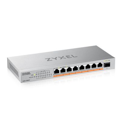 5. Switch Zyxel XMG-108HP 9p PoE (PoE++: 8) 100W Unmanaged Multigigabit