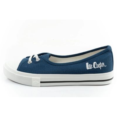 2. Lee Cooper buty trampki damskie sportowe niebieskie wsuwane baleriny