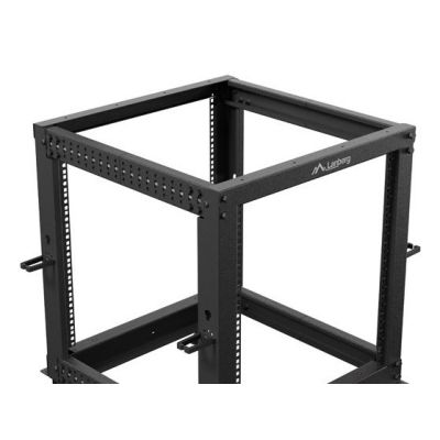 6. Lanberg OR01-6112-B stojak 12U Stojak wolnostojący Czarny