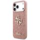 2. Etui Guess Fixed Glitter Big 4G na iPhone 17 Pro Max - różowe