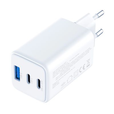 4. Ładowarka sieciowa USB-C USB-A 3mk Hyper GaN PD Charger 65W™ - biała