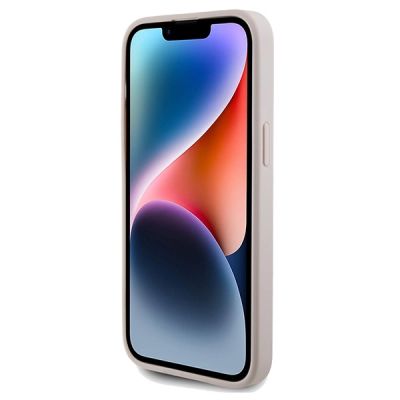 5. Etui Guess 4G Stripe Collection na iPhone 15 Pro Max - różowe
