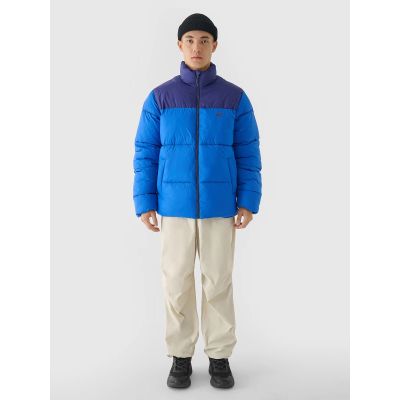 9. Kurtka zimowa puchowa z syntetycznym wypełnieniem męska 4F 4FWAW24TDJAM485-36S