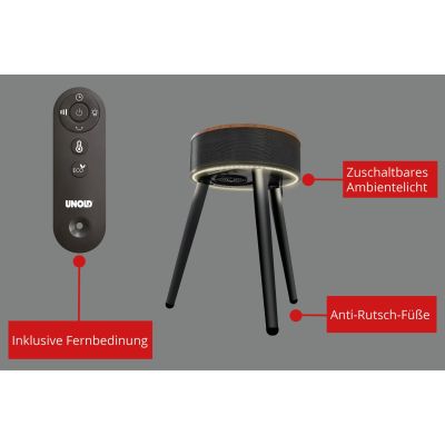 2. Unold Stół z termowentylatorem Henry Ceramic brązowy (86545)